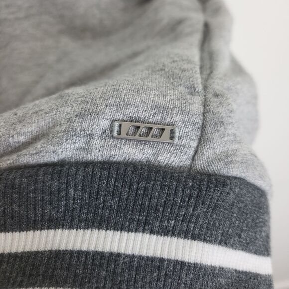 Lorna Jane Rory Gray White Black Hooded Sweatshirt / Hoodie Medium - Picture 5 of 9